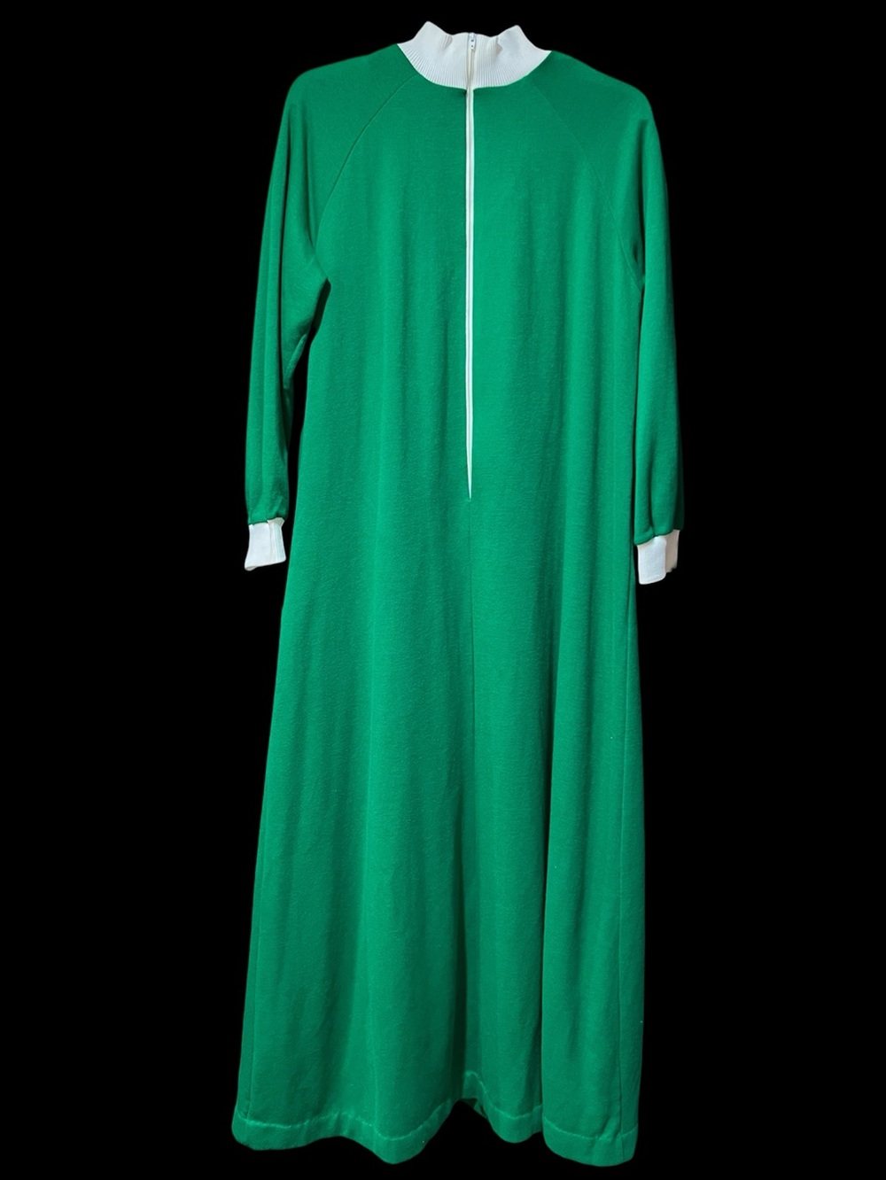 Montgomery Ward - Green Fleece Maxi Loungewear Robe - Size M